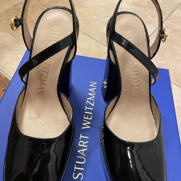 STUART WEITZMAN
Sky High 145 patent-leather platform pumps - Picture 3 of 8